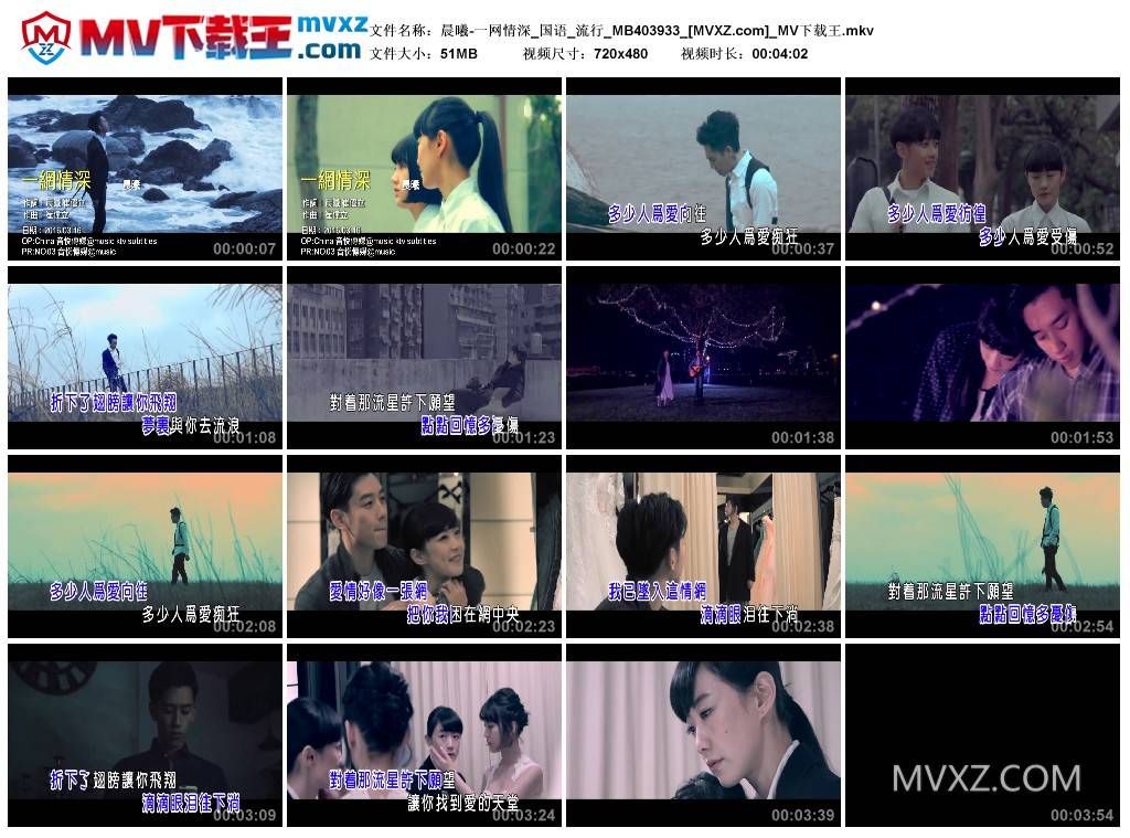 晨曦-一网情深_国语_流行_MB403933